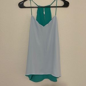Reversible Blue / Green Tank Top